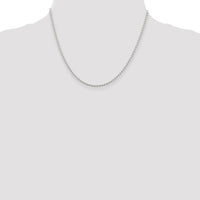 Sterling Silver 2.35mm Beaded Chain