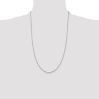 Sterling Silver 2.35mm Beaded Chain