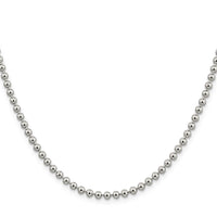 Sterling Silver 3mm Beaded Chain