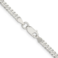 Sterling Silver 3.15mm Flat Curb Chain