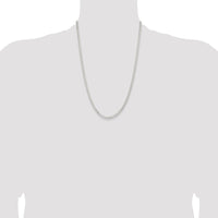 Sterling Silver 3.15mm Flat Curb Chain