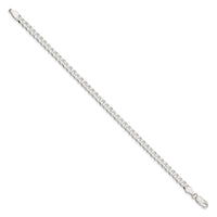 Sterling Silver 4.7mm Flat Curb Chain