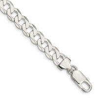 Sterling Silver 7.5mm Flat Curb Chain