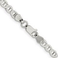 Sterling Silver 4mm Flat Anchor Chain
