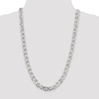 Sterling Silver 9.95mm Flat Anchor Chain
