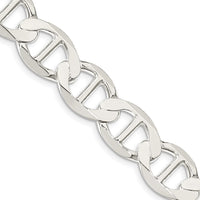Sterling Silver 12.3mm Flat Anchor Chain