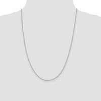 Sterling Silver 1.5mm Open Elongated Link Chain