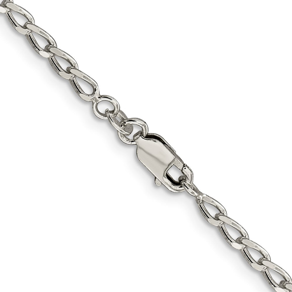 Sterling Silver 2.8mm Open Elongated Link Chain