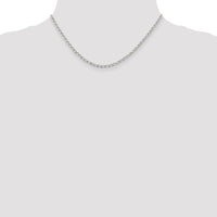 Sterling Silver 2.8mm Open Elongated Link Chain