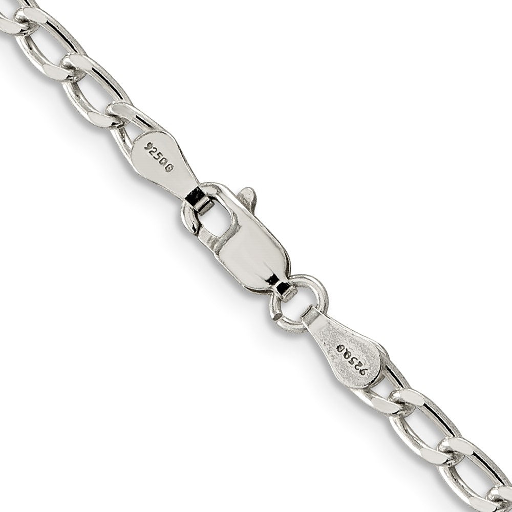 Sterling Silver 3.2mm Open Elongated Link Chain