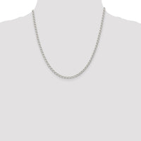 Sterling Silver 3.2mm Open Elongated Link Chain