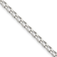 Sterling Silver 3.2mm Open Elongated Link Chain
