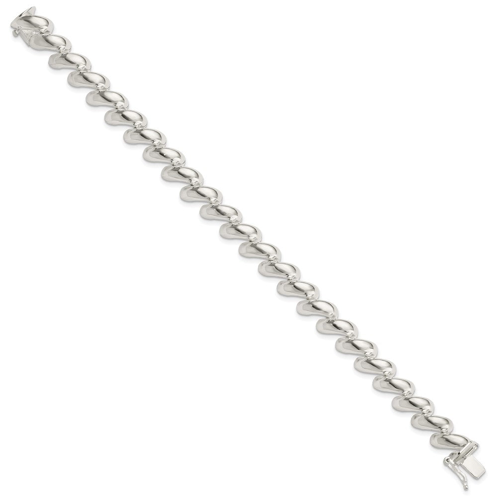Sterling Silver 10mm San Marco Bracelet