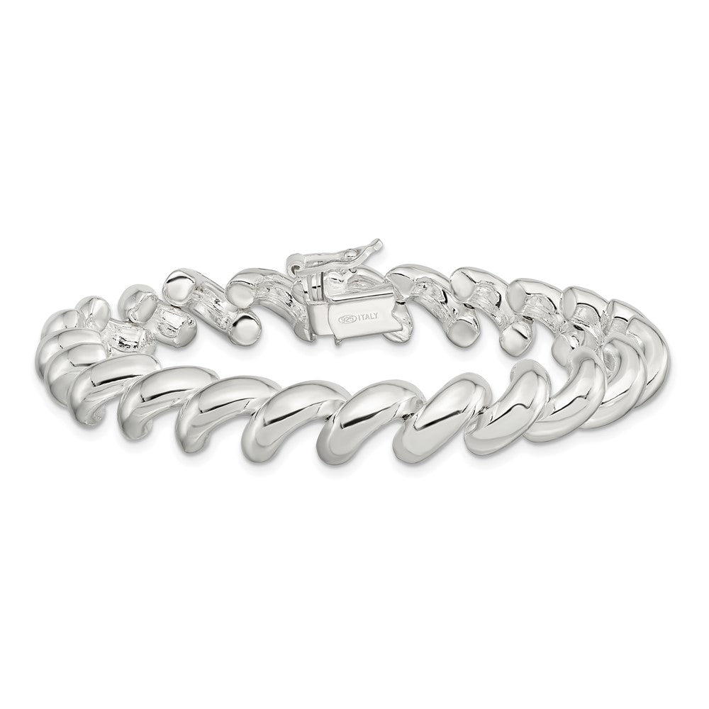 Sterling Silver 10mm San Marco Bracelet