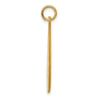 Sterling Silver GP Engraveable Round Polished Disc Charm