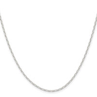 Sterling Silver Polished and D/C 1.75mm Mariner Link Chain