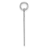 Sterling/Silver Rhodium-plated Polished Number 67 Charm