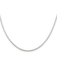 Sterling Silver 1.35mm Octagonal Snake Chain