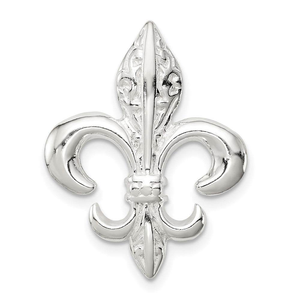 Sterling Silver Fleur De Lis Slide