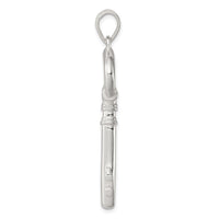 Sterling Silver Polished Key Pendant