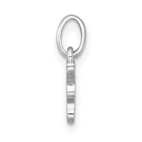 Sterling Silver Rhodium-plated Enamel Unicorn Head Pendant