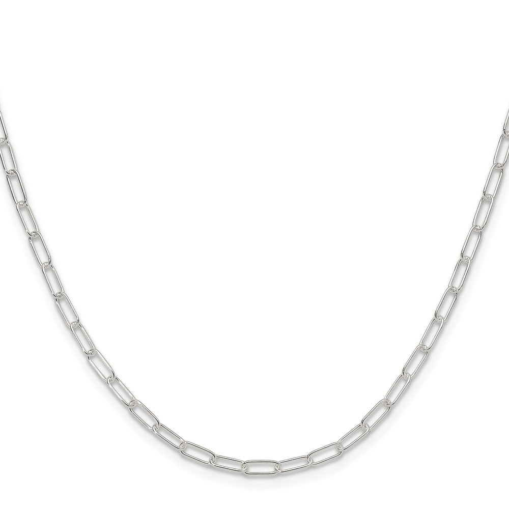 Sterling Silver Polished 2.9mm Paperclip Chain