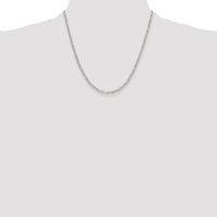 Sterling Silver Polished 3.15mm Paperclip Chain