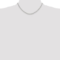 Sterling Silver Polished 3.5mm Paperclip Chain