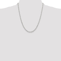 Sterling Silver Polished 3.5mm Paperclip Chain