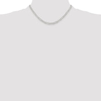 Sterling Silver Rhodium-plated Polished 4.5mm Paperclip Chain