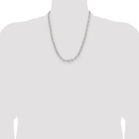 Sterling Silver Polished 5.5mm Paperclip Chain