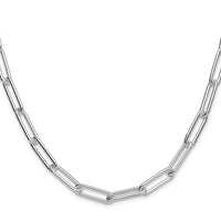 Sterling Silver Polished 6.5mm Paperclip Chain