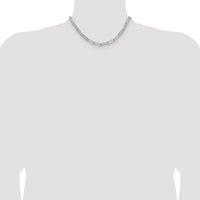 Sterling Silver Polished 6.5mm Paperclip Chain