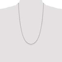 Sterling Silver 1.65mm Elongated Box Chain