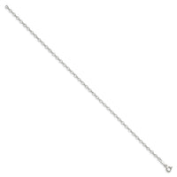 Sterling Silver 2.25mm Fancy Navette Link Chain