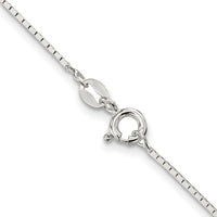 Sterling Silver 1mm Mirror Box Chain
