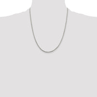 Sterling Silver 2.25mm Twisted Box Chain