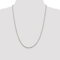Sterling Silver 2.25mm Twisted Box Chain