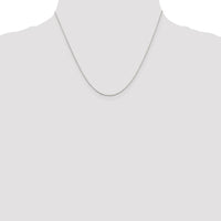 Sterling Silver .6mm Mirror Box Chain w/2in ext.