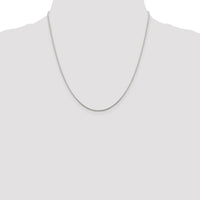 Sterling Silver .9mm 8 Sided Mirror Box Chain
