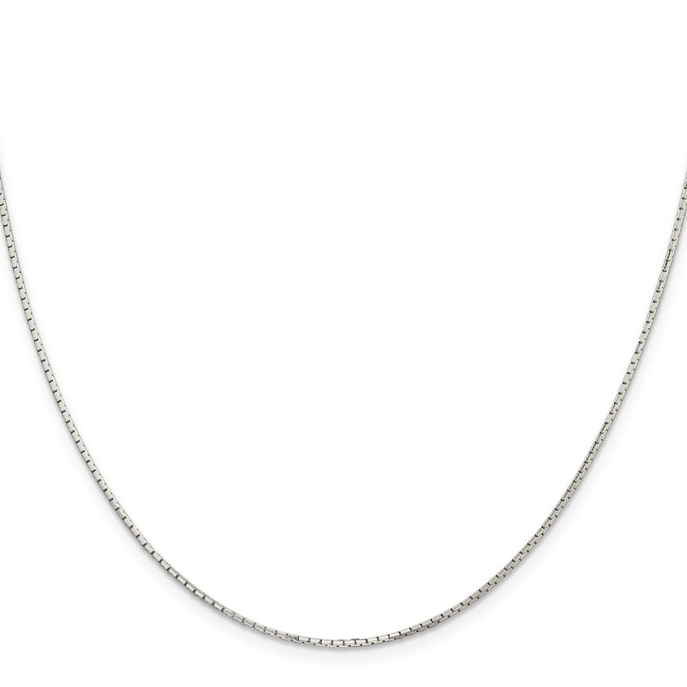 Sterling Silver 1.2mm 8 Sided Mirror Box Chain