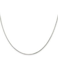 Sterling Silver 1.2mm 8 Sided Mirror Box Chain