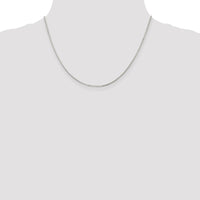 Sterling Silver 1.2mm 8 Sided Mirror Box Chain