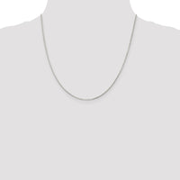 Sterling Silver 1.2mm 8 Sided Mirror Box Chain