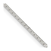 Sterling Silver 1.2mm 8 Sided Mirror Box Chain