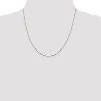 Sterling Silver 1mm Twisted Serpentine Chain