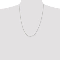 Sterling Silver 1mm Open Elongated Link Curb Chain