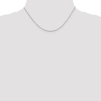 Sterling Silver 1.4mm Flat Oval Cable Chain