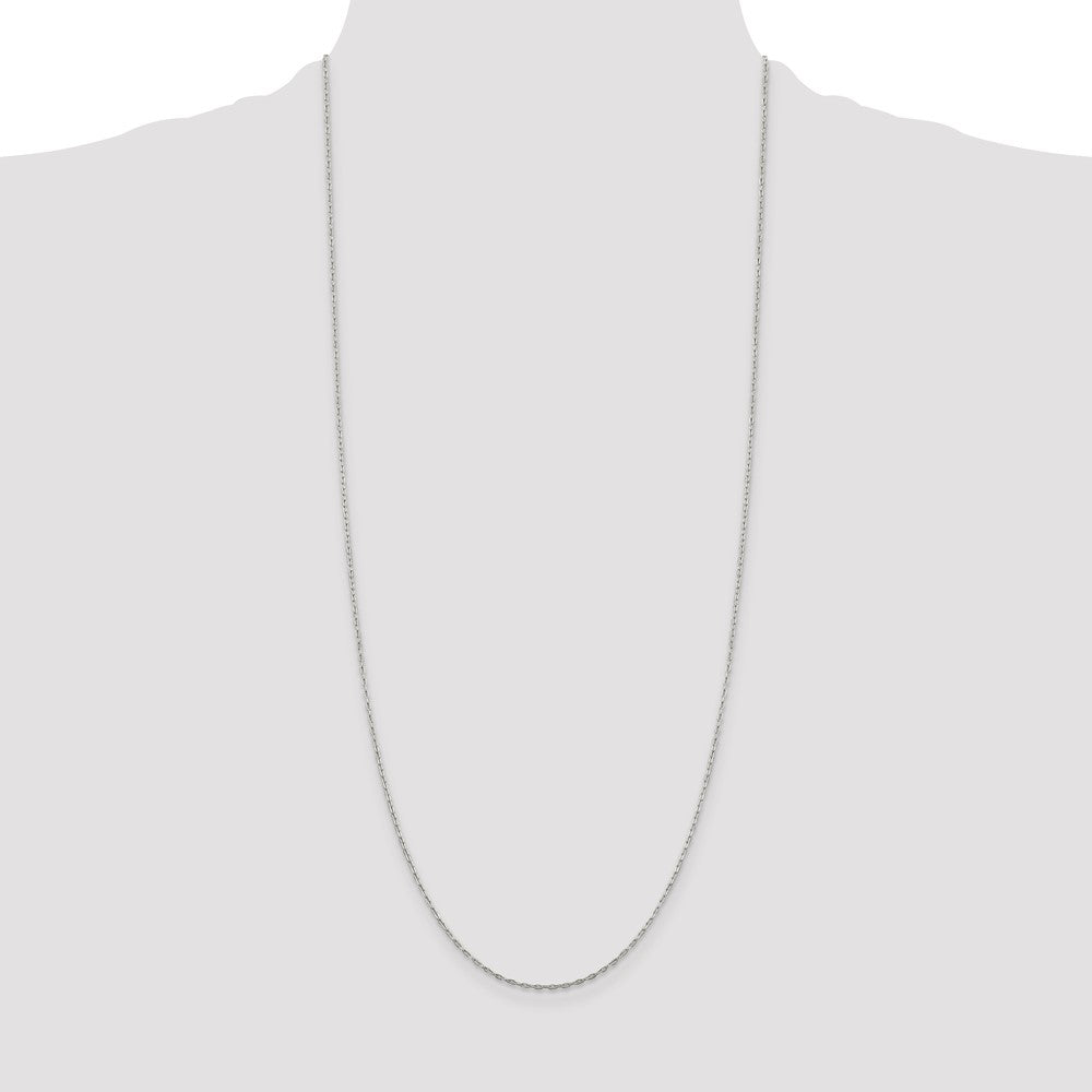 Sterling Silver 1.4mm Flat Oval Cable Chain