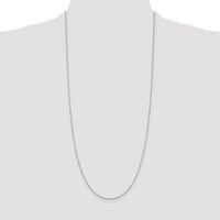Sterling Silver 1.4mm Flat Oval Cable Chain